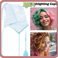 ✿BJA✿ Hair Highlighting Cap, Blue With Plastic Crochet Hook Hair Coloring Cap,  Reusable Hair Dying 