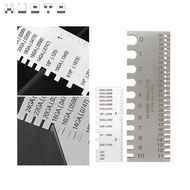 0-36 Stainless Steel American Standard Wire Diameter Gauge Model Weld Inspection Ruler Thickness Gau