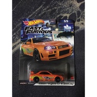 Hotwheels Fast&furious Nissan Skyline R34
