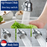 KITCHEN SINK FAUCET 3 MODE WATER SAVING 360° SWIVEL NOZZLE TAP EXTENSION Tap Water Filter