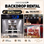 [URGENT ORDER ACCEPTED] Wooden Backdrop Rental I Hoarding Board Wrapping | Big Banner Display