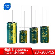High Frequency Capacitor 6.3V 10V 16V 25V 35V 50V 400V 450V 22UF  47UF 100UF 220UF 330UF 470UF 680UF