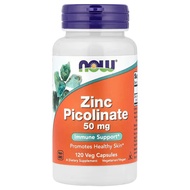 ️ [iherb] NOW Foods Zinc Picolinate 50mg 120 Vegetarian Capsules