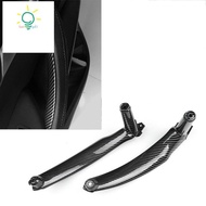 【hzswankgd3.sg】1 Pair Carbon Fiber Car Inner Door Handle Holder Auto Interior Right Accessories for BMW E70 X5 E71 X6
