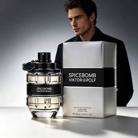 Woody & Spicy - Cologne for Men - With Notes of Citrus - Viktor&Rolf - Spice Bomb Eau De Toilette