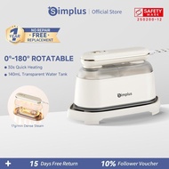 Simplus Garment Steamer Handheld Foldable Portable Dry Steam Iron Travel Size
