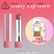 Original 3CE Glazy Lip Glow Lipstick | Tinted Lip Balm Gloss Luminous Hydrating Healthy Shine Moistu