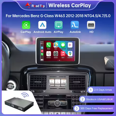 Wireless CarPlay for Mercedes Benz G Class W463 2012-2018 G63 G65 AMG G500 G 63 65 500 with Android 