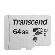 &lt;SUNLINK&gt;Transcend 創見 64G 64GB 300S A1 銀卡 microSD TF   記憶卡