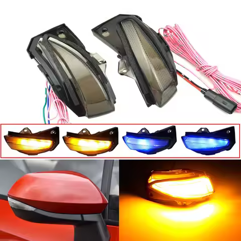 LED Dynamic Side Mirror Indicator Blinker Sequential Turn Signal Light For Toyota Corolla Sport E210