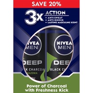 Ready Stock- Nivea Men's Deadorant Roll On-Deep (2x50ml)