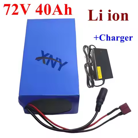 72v 40Ah lithium ion battery BMS 20S li battery for 2000w 3500w 7000w scooter inverter motorcycle +1
