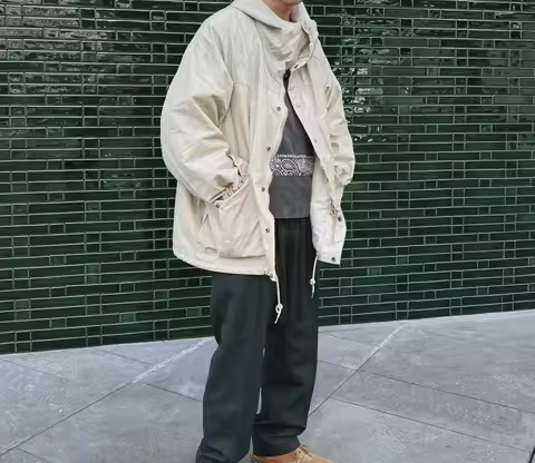 VISVIM LAKOTA PARKA Hooded Pike Jacket Windbreaker Jacket Outdoor Functional Jacket Mountain