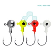 【2 pcs】Fishing Jig Head Leaded Hook For Soft Plastic Casting Mata Kail Pancing Umpan Plastik Lembut 