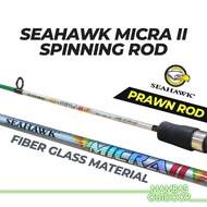 Seahawk Micra II Prawn Rod 362/402/462/502 Joran Udang Galah Sepit Biru Harimau Talapia Ebi Fishing 