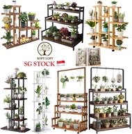 Plant Rack Plant Stand Wooden Plant Self Flower Rack For Indoor Outdoor Multiple Plants