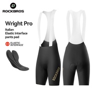 ROCKBROS Elastic Interface Cycling Short MTB Road Bike Bib Shorts Men Summer Breathable High Elastic