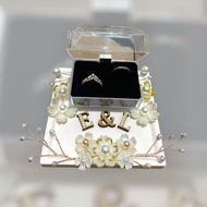 Custom Ring Box / Engagement Ring Box / Engagement Custom/ AcrylicRing Box