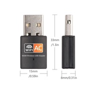 Dual Band USB wifi 600Mbps Adapter AC600 2.4GHz 5GHz WiFi  Mini Computer Network Card Receiver 802.1
