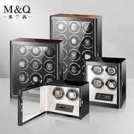 MELANCY High-End Brand 2025 Key Lock Version Automatic Watch Winder with 2/3/4/6/9/12 Slots Dual Mec