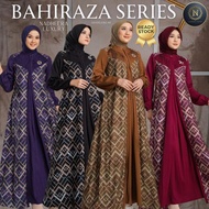 [BISA COD] BAHIRAZA DRESS NADHEERA LUXURY gamis hitam polos nadeera dannya terbaru rayon DANYA