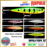 [IGFA] RAPALA Pencil PXRPE 107 RAPALA Precision Xtreme Pencil Gewang Rapala Lure Fishing Lure Hard L
