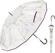 Waterfront U155-0884PL1-B5 Women's Long Umbrella, LICENSE Series, Memorif. Petals, Ichirin Flower, 2