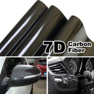 50 * 152cm/19.69 *.59.84 in Car 7D Carbon Fiber Film Black 7D Carbon Fiber Film Highlight Carbon Fib