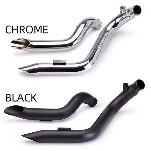 Motorcycle Custom Exhaust Pipe Modified Off-road Motorcycle Dual Front Pipe Suitable For Harley IRON
