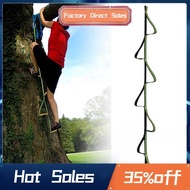 7 Rings Rock Climbing Four-Step Etrier Rope Ladder Rise Ascending Sling Mountain Deck Foot Pedal