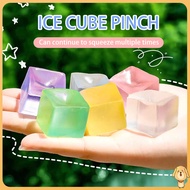 oc Small Cube Toy Squeeze Cube Toy 24pcs Ice Cube Squishy Toy Set Slow Rebound Tpr Stress Relief Sen