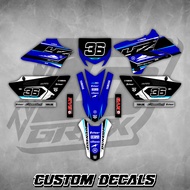 YZ85 OLD STICKER NEW DECAL YZ 85 NEW BEBEK STANDARD DECAL STICKER YZ 85 DECAL STICKER YZ 85 NEW 62