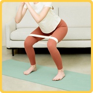 ATFLEE Core Loop Resistance Bands Set 5 Levels Latex Hip Workout Bands with Mesh Pouch for Pilates Y