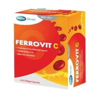 Ferrovit C helps reduce the risk and symptoms of iron deficiency anemia for pregnant and lactating w