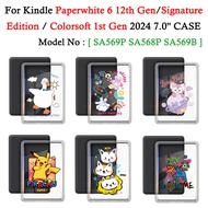 For Kindle Paperwhite 6 12th Gen 2024 7.0'' 2024 Signature Edition SA568P SA569B Colorsoft 1st Gen E