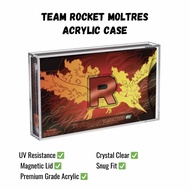 Pokemon Moltres Team Rocket UPC Acrylic Display Case