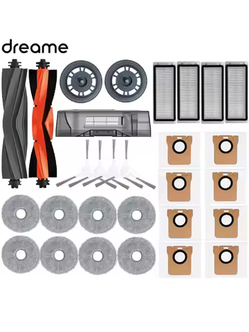 Dreame L20 Ultra Robot Vacuum Spare Parts Dreame L30 Ultra Rubber Main Side Brushes Mop Cloths HEPA 