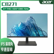【618回饋10%】ACER  CB271 薄邊框螢幕 (27型/FHD/75hz/1ms/IPS)