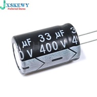 5PCS ​​​​​​​​​​​​​​33uF 400V 33MFD 400Volt 13*20mm Aluminum Electrolytic Capacitor Radial 33mf400v 4