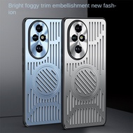 For Honor 100 90 80 X50 X40 Magic 6 5 Pro Phone Case Aluminum Alloy Backplate Wear-resistant Heat Di