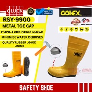 Colex RSY-9900 Safety Shoes Gumboot Rubber Boot Steel Toe | Kasut Getah Kuning Kepala & Tapak Besi