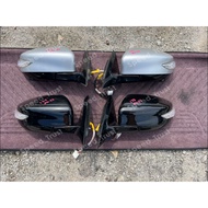 JDM Original Used Side Door Mirror Autoflip Cermin Sisi Tepi With Signal Light Lampu Camera Nissan T