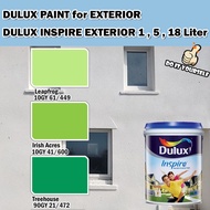 ICI DULUX INSPIRE EXTERIOR PAINT COLLECTION 18 Liter Leapfrog / Irish Acres / Treehouse