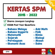 [PDF] SPM KSSM Kertas 2022 Tingkatan SPM Past Year Paper Sains Matematik Fizik Kimia Biologi Perniag