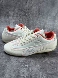 PUMA Speedcat Off White Red Stitch Retro Racing Sneakers Unisex