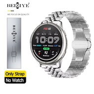 Beiziye Metal Strap For Amazfit Active 2 Smart Watch Stainless Steel Classic Watch Band Bracelet Str