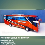 Bus Telolet Basuri Miniatur Bis Mobil Mainan Full Lampu Led Mainan Anak Bisa Custom nama Dan Foto A