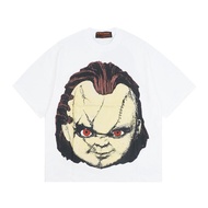 KKONTENER 90s MOVIES "CHUKY" OVERSIZE TSHIRT WHITE Breathable and perspiration-wicking, easy to wear