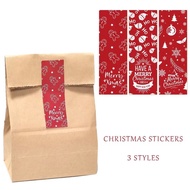 30-60pcs Decorative Christmas Stickers For Snow Trees / Trees 3 Templates / Gift Label