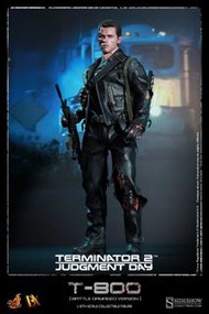 DX13 Battle Damaged Version T800 Terminator T2 Hottoys 啡盒 special edition 1/6
